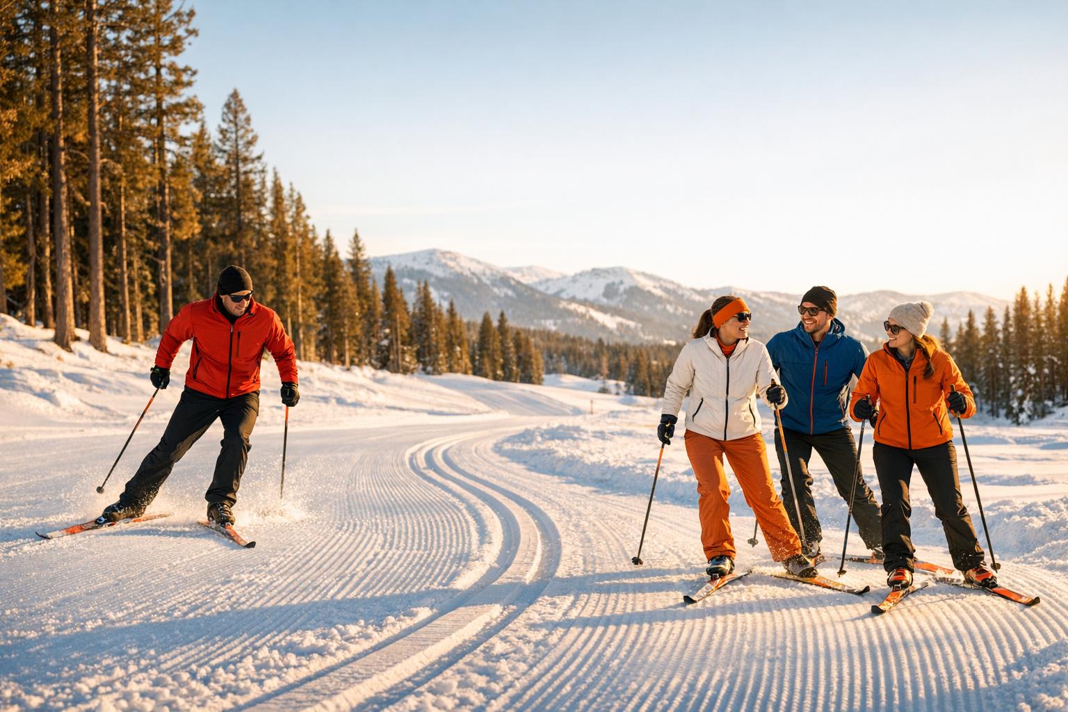 Skiskating Alone vs With Friends: What’s More Fun?