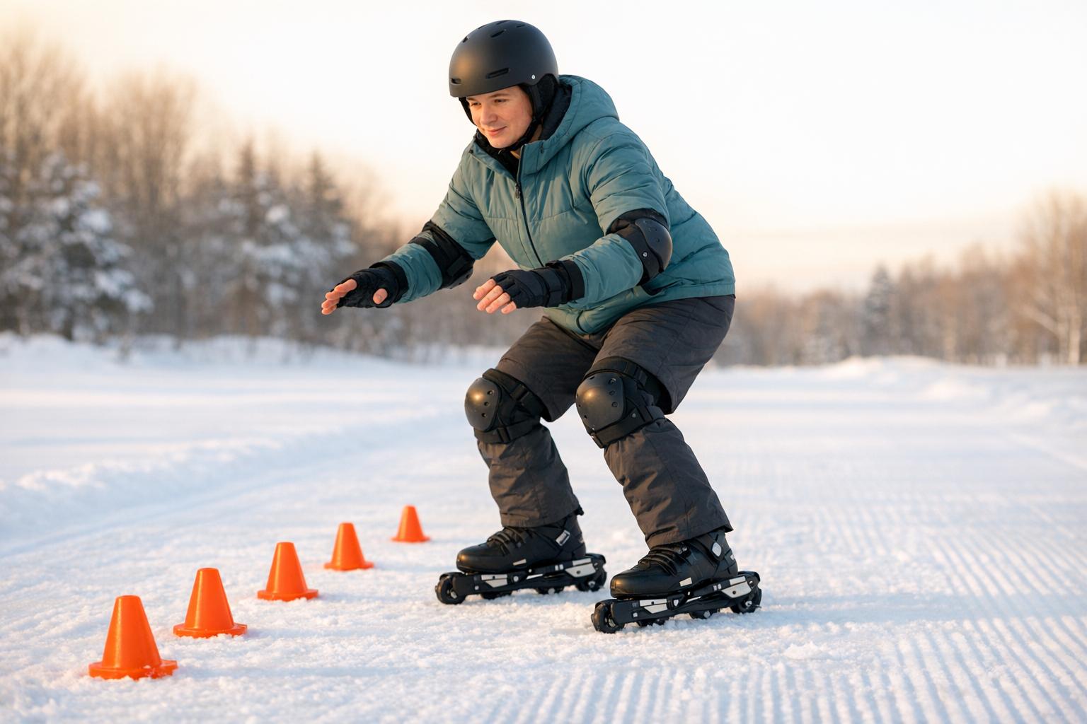 Best Way to Practice Skiskating for Beginners