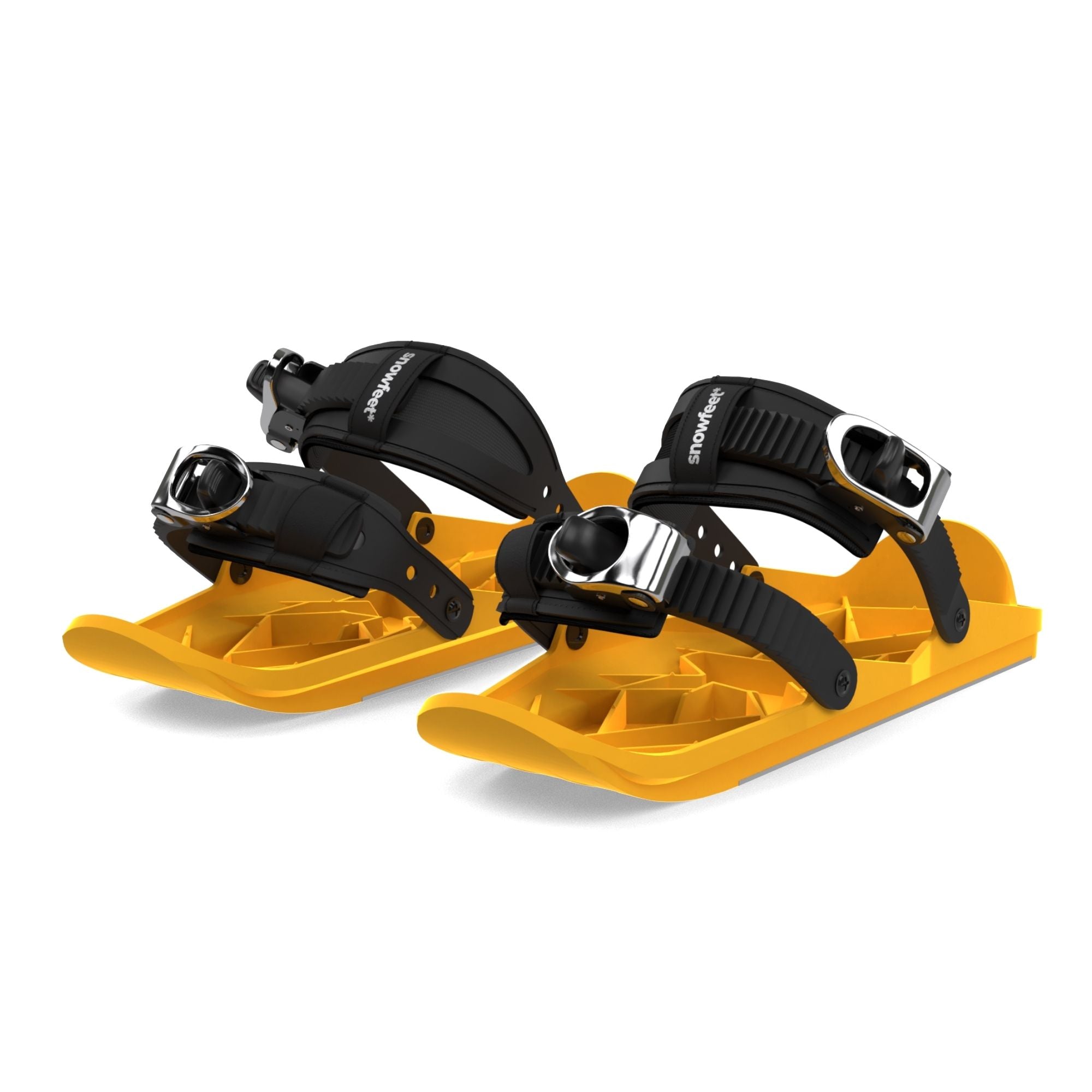 snowfeet skiskates mini ski short ski skates for snow snowskates mini ski skates