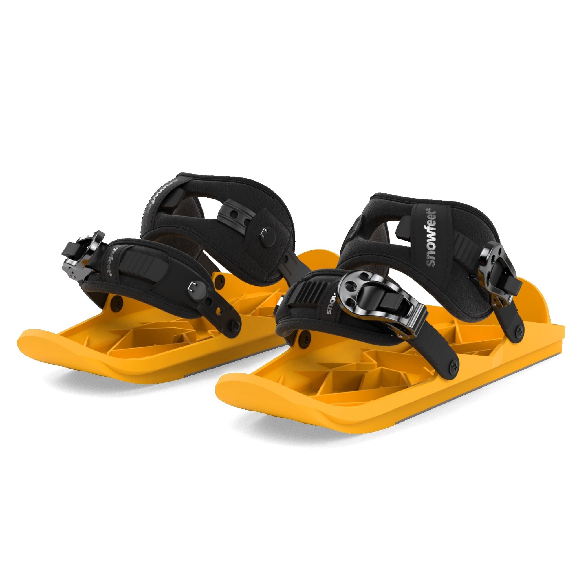 snowfeet skiskates mini ski short ski skates for snow snowskates mini ski skates