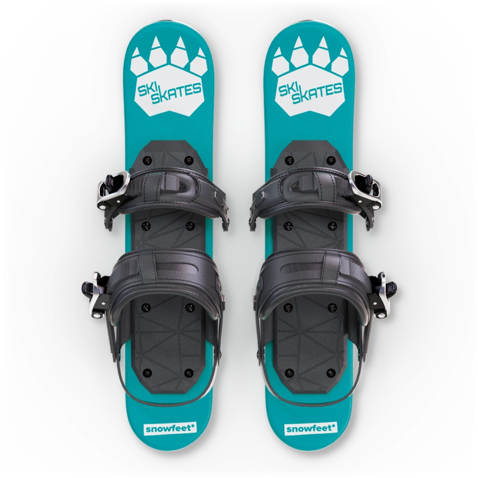 skiskates mini ski skates for snow snowskates short skis ski skates snowfeet miniski shortski skating ski for ski boots and for snowboard boots