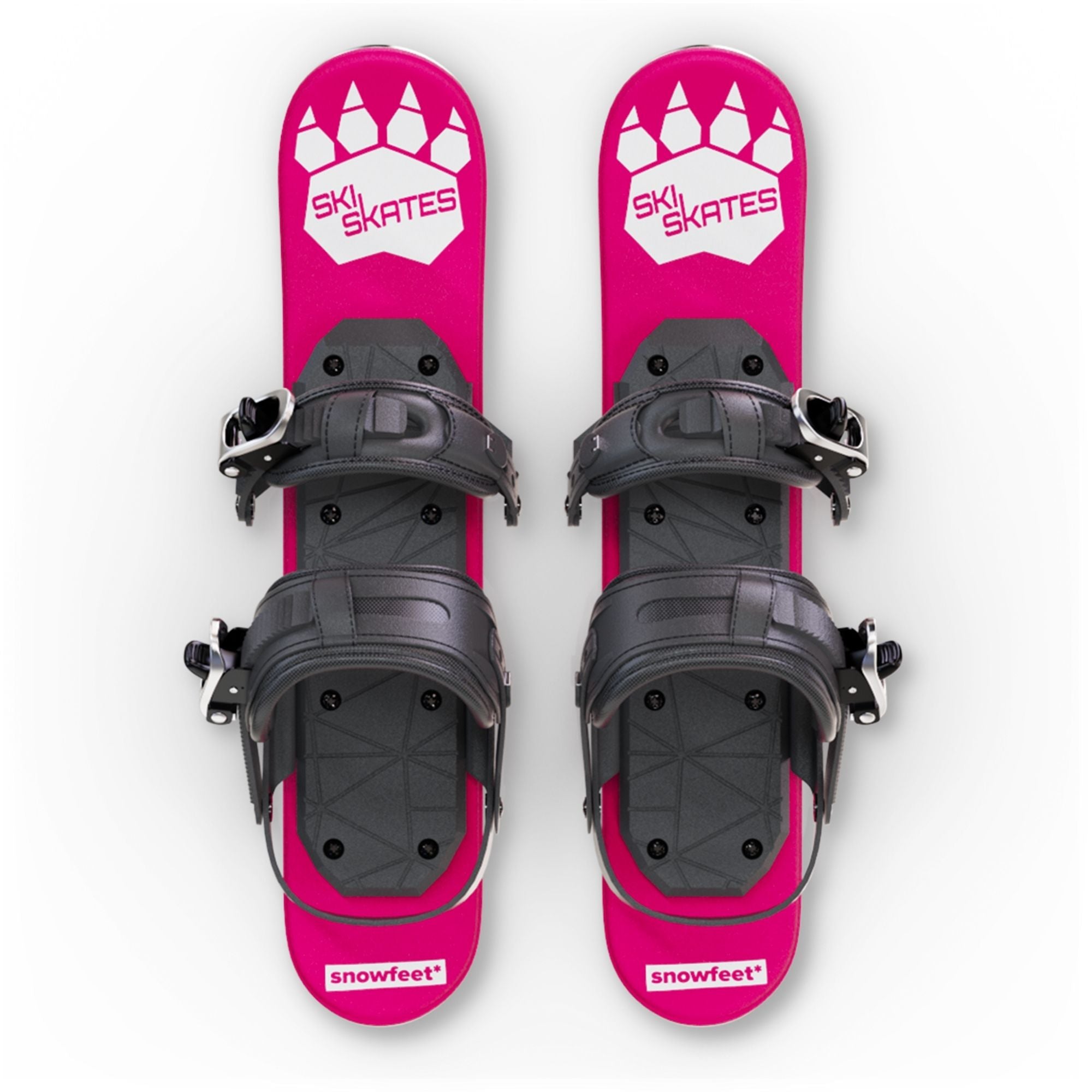 skiskates mini ski skates for snow snowskates short skis ski skates snowfeet miniski shortski skating ski for ski boots and for snowboard boots