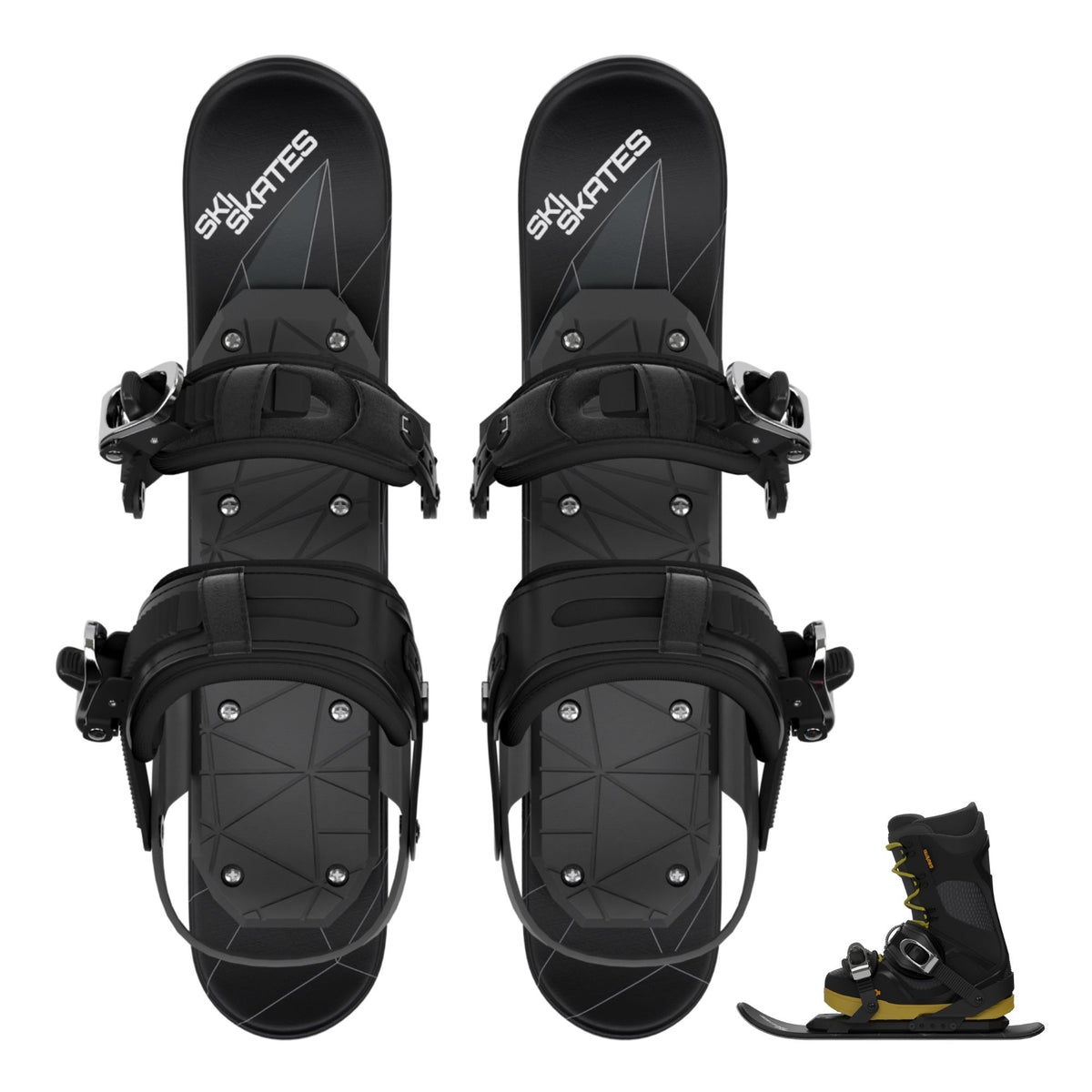 Skiskates - Mini Ski Skates | Snowboard Boots Model - Official Product