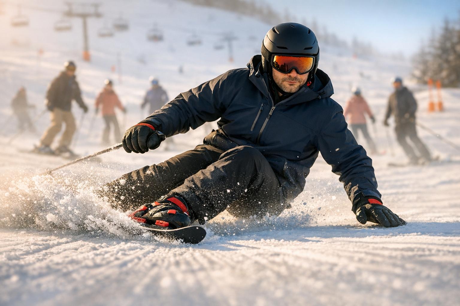 Why Skiskates Work Well on Crowded Slopes