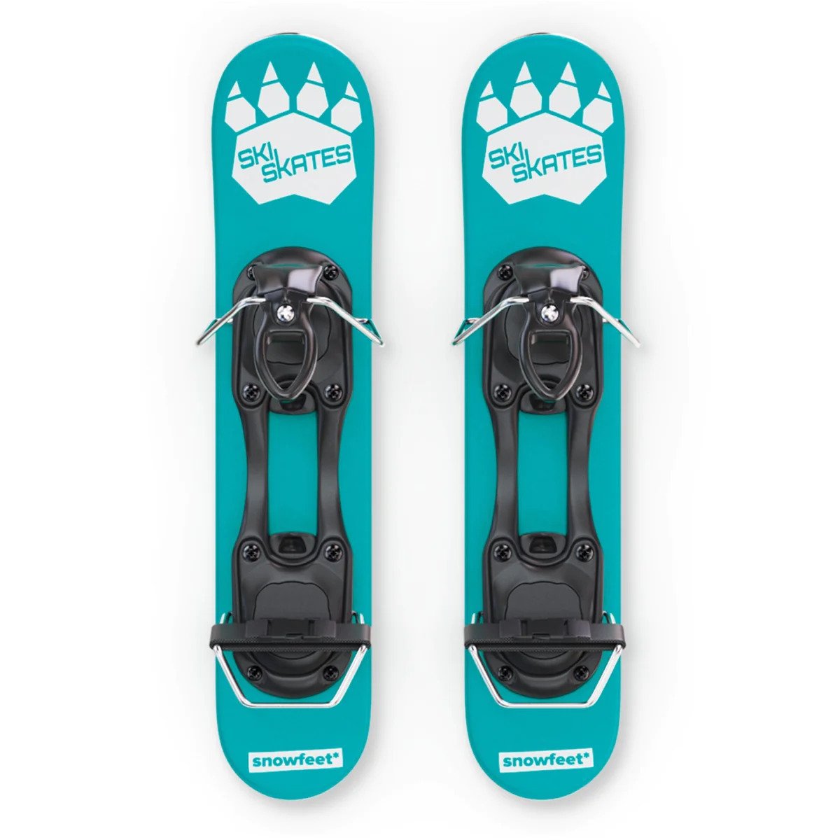 Mini Ski Skates Skis Boots Skiboards Portable Snowboard Boots Skiboards  Lightweight Short Mini Skating Ski Shoes for Adults Kids