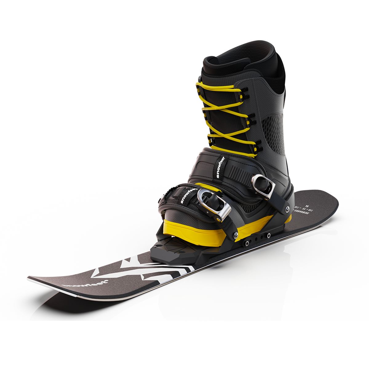 Boots with mini skis sales