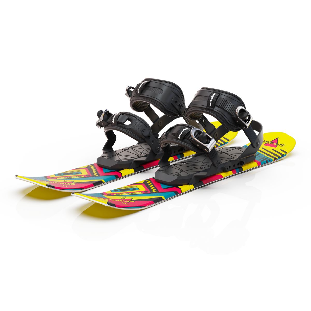 Skiboards by Snowfeet* - 65 cm |Skiblades, Snowblades, Short