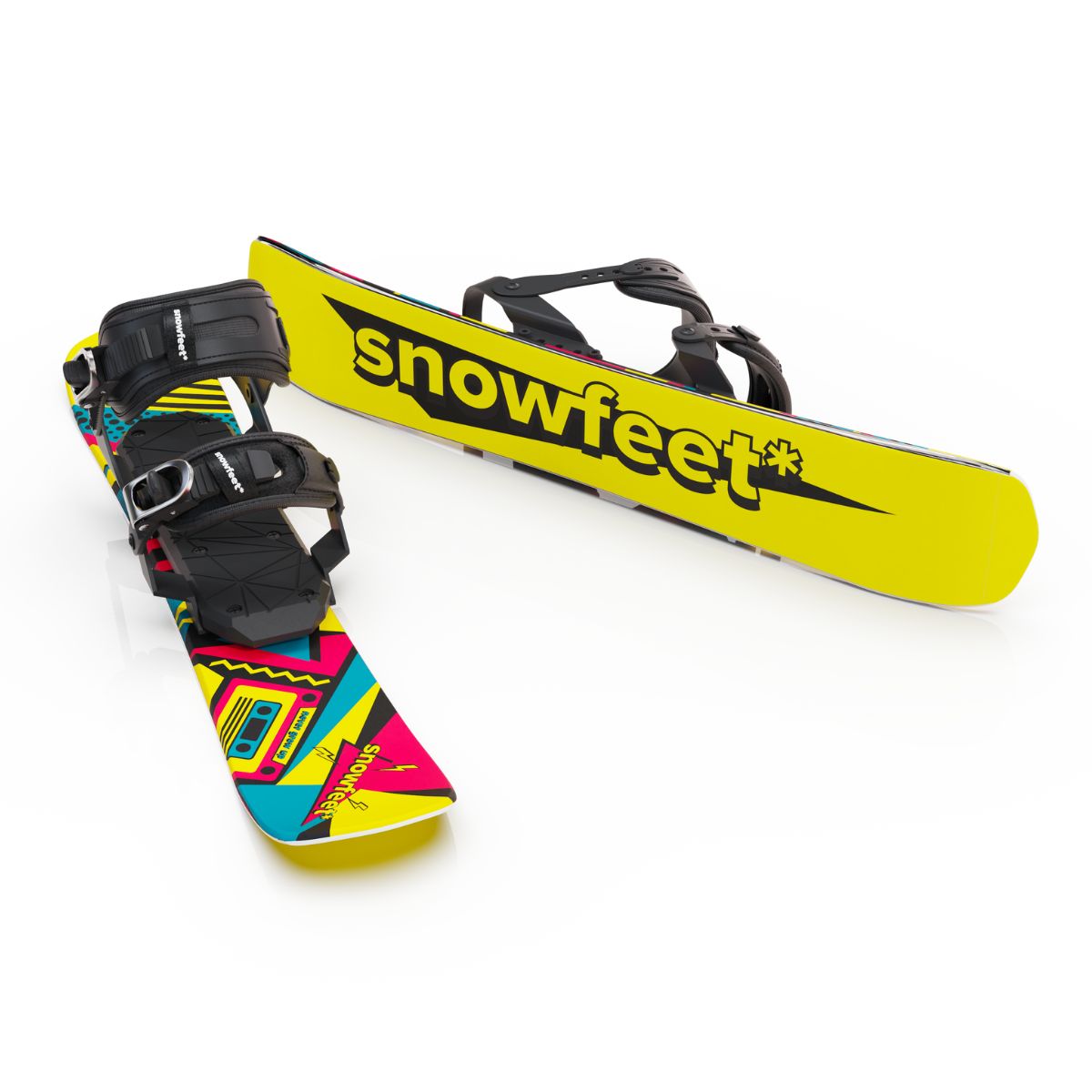 Skiboards by Snowfeet* - 65 cm |Skiblades, Snowblades, Short
