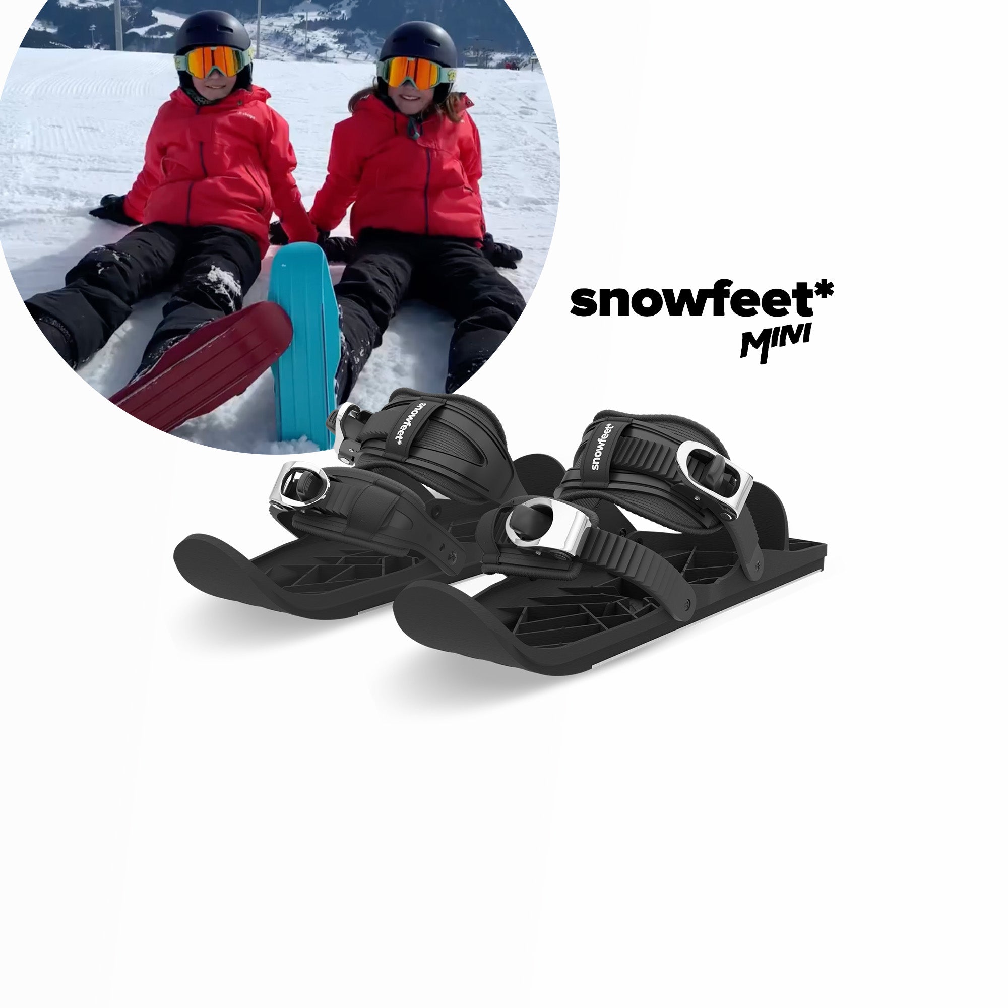 Snowfeet MINI Kids | 10-6 US | 27-38 EU Size | Skiskates.com