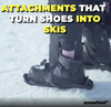 snowfeet skiskates mini ski short ski skates for snow snowskates mini ski skates 